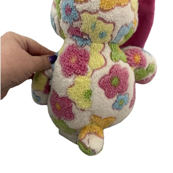 Build-A-Bear BAB Blossom Bunny Floral Rainbow Plush Stuffed Animal 16” 2010 VTG - Picture 7 of 7